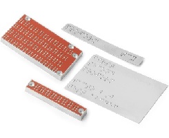 BRAILLE EMBOSSING, automatic die, computerised dies